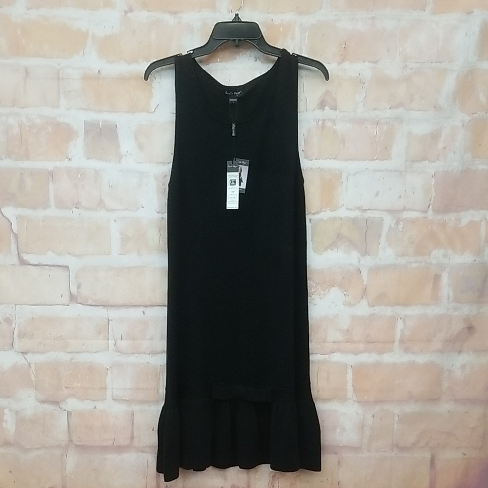 NWT Charlie Paige Black High Low Dress